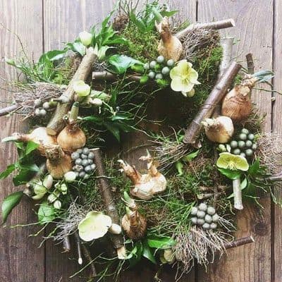 Spring Door Wreath