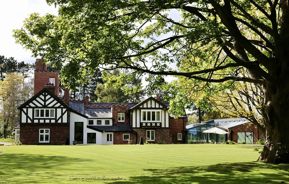 toolerstone house and garden view
