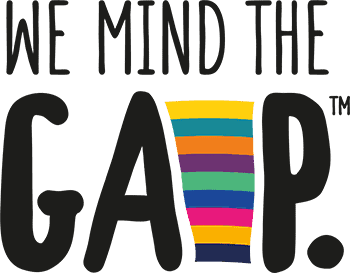 we mind the gap logo